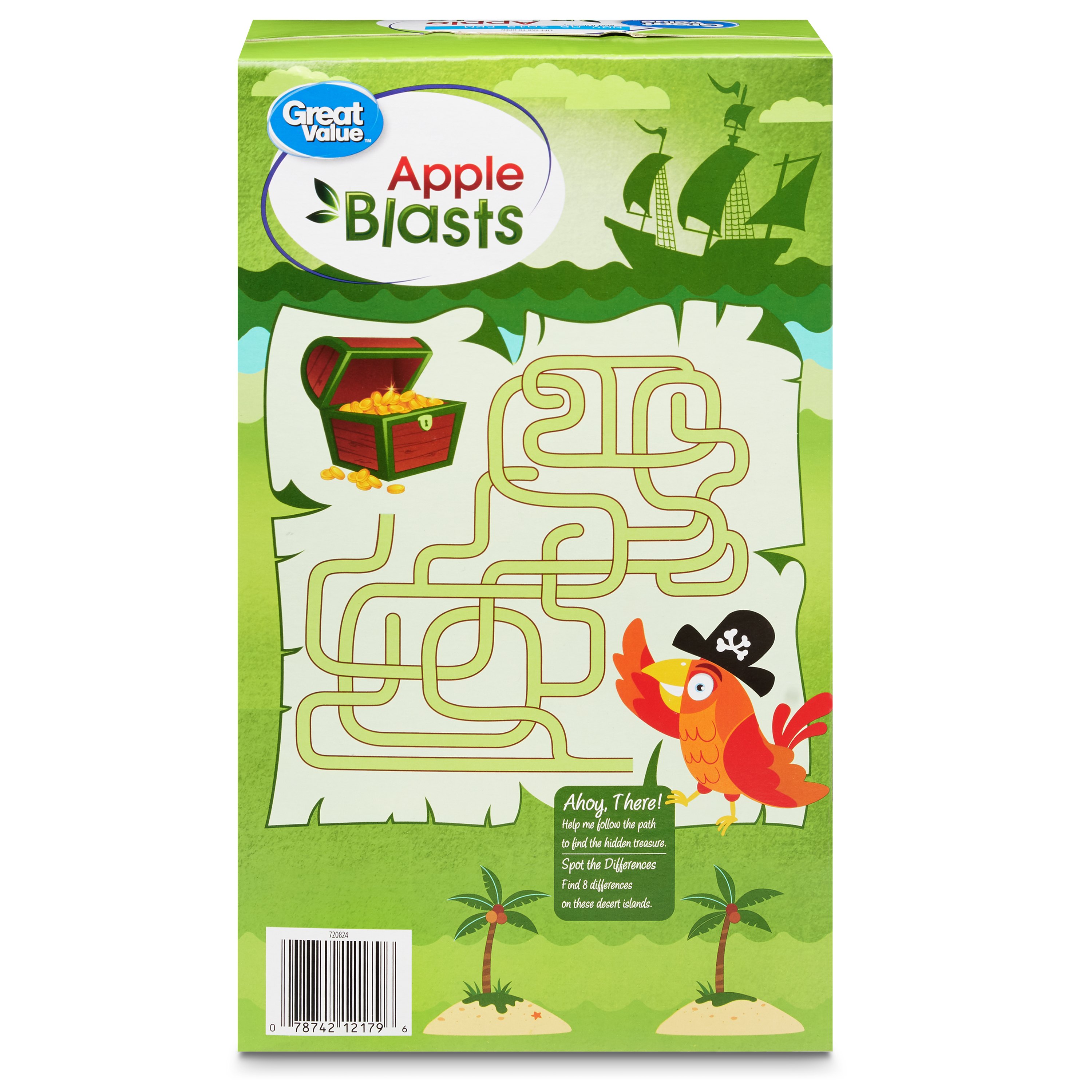 Great Value, Apple Blasts Breakfast Cereal, 21.7 oz