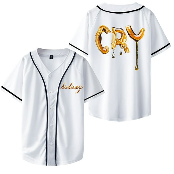 Hulvey Baseball Jacket Honey Tear Heavyweight Merch Unisex Fashion Casual Short Sleeve Clothing
