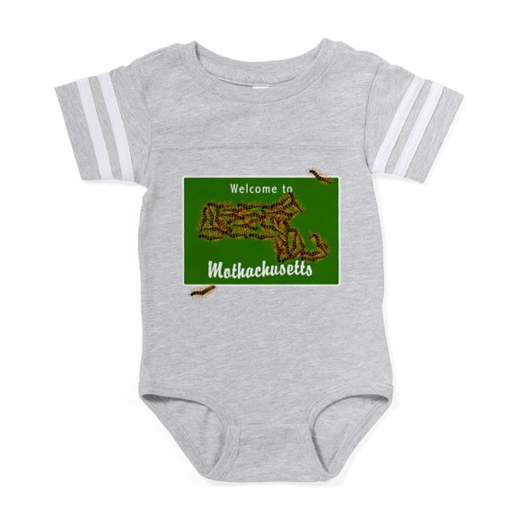 CafePress - Mothachusetts B - Cute Infant Baby Football Bodysuit