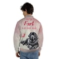 thumbnail image 5 of Every Fart is Love Note Newfoundland Guilty Face Happy Valentine's All Over Print 3D Baseball Jacket Newfie Dog Lover Gifts Bomber Jacket Softball - 01016, 5 of 6
