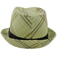 thumbnail image 3 of Silver Fever Stylish Banded Fedora Hat with Ribbon, 3 of 5