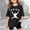 Black, variant on Girls Graphic Print T-Shirt Casual Loose Fit Short Sleeve Comfortable Blended Tee For Toddler Youth Short Sleeve Shirt for Girls Tees Kids Tshirts Clothes Summer Tops T-Shirt