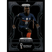 2022 Panini Prizm FIFA World Cup Qatar N'Golo Kante #102 Black France Soccer Card