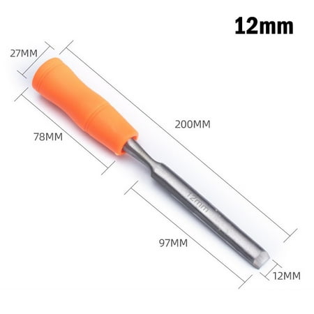 

BAMILL 1pc Woodworking Chisel Carving Cutter Semi-Circular 6-24mm Craft Chisel