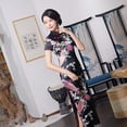 thumbnail image 5 of Vestido cheongsam de mujer largo de talla grande retro de rendimiento mejorado vestido cheongsam de uso diario, 5 of 5