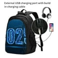 thumbnail image 2 of Honeii 2025 Happy New Year 5 for Travel Laptop Backpack, Business Laptops Backpack with USB Charging Port, College High School Computer Bag for Men Women, 2 of 7