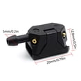 thumbnail image 4 of POPLIS Universal Car Windscreen Washer Wiper Water Spray Jets Nozzles Mounted Onto 8mm 9mm Arm Adjusted 4 Way, 4 of 6