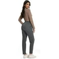 thumbnail image 2 of Kalolary Women's Sherpa Lined Sweatpants with Pockets Fleece Lined Joggers Pant Winter Warm Thick Bottoms Tracksuit for Casual, Gym and Jogging, 2 of 7