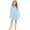 A-Light Blue114, variant on JAJAHO Girls Nightgowns Long Sleeve Sleepwear Soft Princess Pajama Dress Sizes 5-15Y