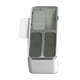thumbnail image 3 of Caja de almacenamiento de pañuelos de baño sin taladro, soporte de papel higiénico impermeable para baño, organizador de papel higiénico montado en la pared, verde, 3 of 5