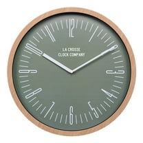 La Crosse Clock 16" Ellwood Analog Quartz Wall Clock, 404-3041D