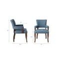 thumbnail image 3 of Madison Park Dawson Arm Dining Chair Blue See below, 3 of 3