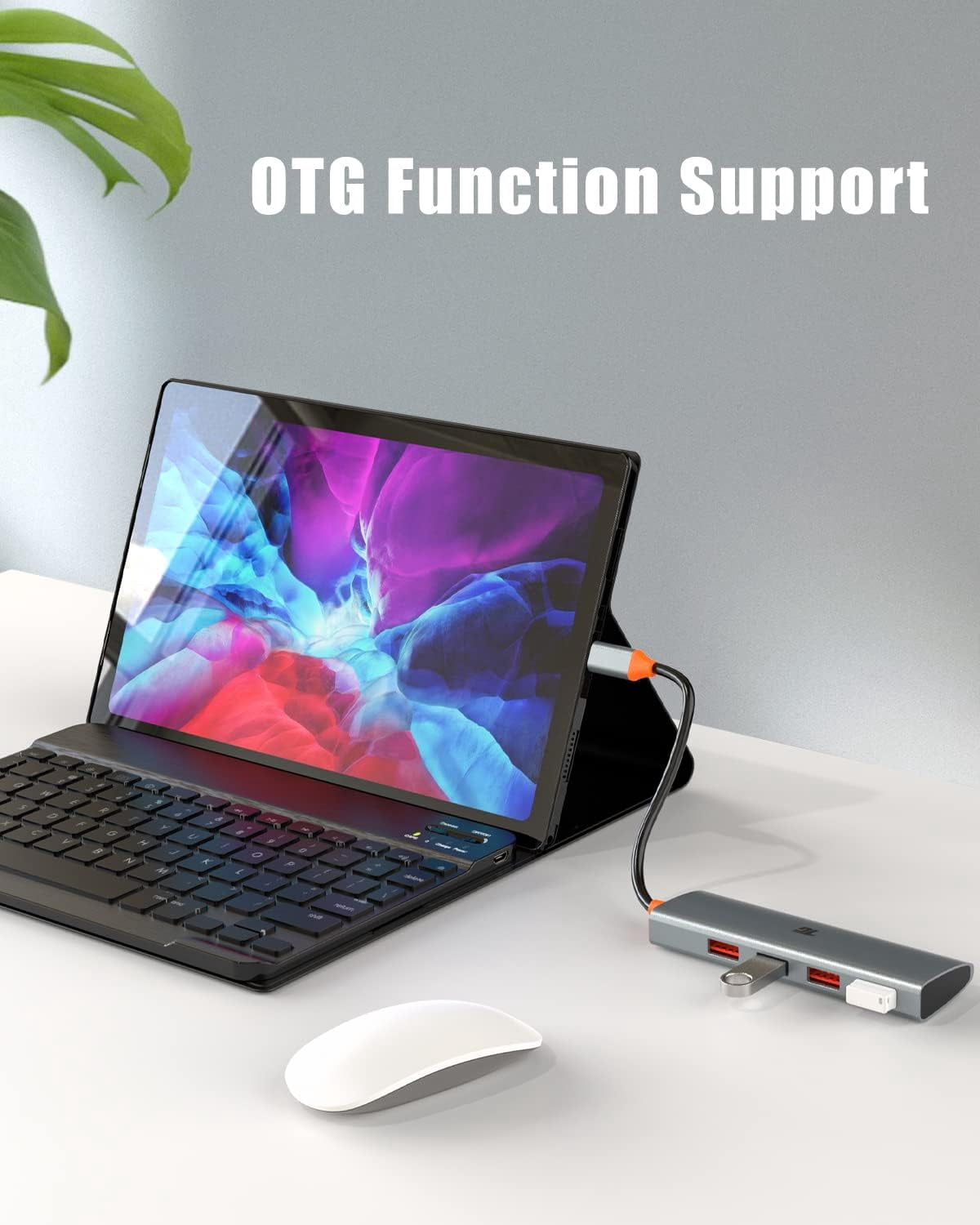 USB C Hub, USB C to 4 USB 3.1 Ports Adapter, USB 3.1 Hub with 10Gbps SuperSpeed for MacBook Pro/Air, iMac, Dell, Chromebook and More Type C Devices