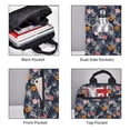 thumbnail image 4 of Naloa Hawaiian Style Print Lightweight DayBackpack Suitable for school, work, shopping, travel, etc., 4 of 5