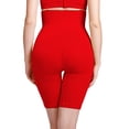 thumbnail image 4 of Hanerdun Women Shapwear Shorts High Waisted Body Shaper Female Tummy Control Pants Red 5XL, 4 of 6