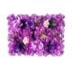 thumbnail image 2 of Flores artificiales Panel de pared Telón de fondo floral Arreglos florales Decoración de pared para despedida de soltera Balcón Boda Adorno Violeta BLESIY Paneles de pared de flores, 2 of 8