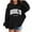 Black, variant on Telankuip Hoodies for Teen Girls Cute Brooklyn Graphic Letter Printed Hooded Sweatshirts 2025 Fall Winter Long Sleeve Relaxed Fit Leisure Sports Pullover Tops with Pocket White 11-12 Years