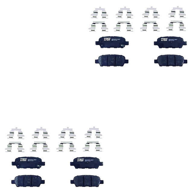 Set Balatas Cerámicas TRW Fx35 2007 A 2008 1 Kit Completo Delantero y Trasero