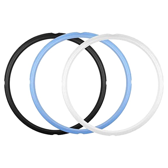 3PCS Silicone Sealing Ring for Instant Pot Sealing Ring for 6 qt 5qt Pot, Sweet and Savory, Food-grade Silicone Fits IP-DUO60, I