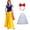 B, variant on Snow Princess Dress for Women Halloween Fairytale Costume, Size S-4XL