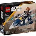 thumbnail image 3 of LEGO Star Wars Plo Koon’s Jedi Starfighter Microfighter Kids Toy - Building Toy for Pretend Play - Clone Wars Playset and Room Decor for Boys and Girls, Ages 6+ - Birthday Gift Idea - 75400, 3 of 10