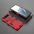 thumbnail image 5 of SaniMore for Samsung Galaxy Z Flip 4 6.7" 2022 Case, Heavy Duty Protective Shockproof TPU Bumper Rugged PC Backplane 360° Rotating Kickstand/Holder Thin Lightweight Magnetic Car Mount Case, Red, 5 of 13