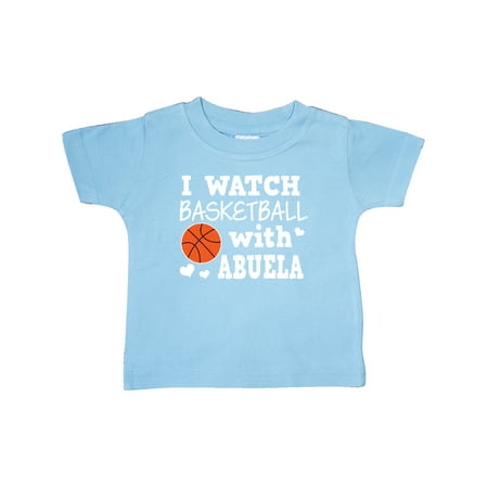 

Inktastic I Watch Basketball with Abuela Gift Baby Boy T-Shirt