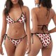 thumbnail image 3 of Fotbe Hand Drawn Strawberry Traje de Baño para Mujer de Dos Piezas – Bikini Sexy de Tirantes Tipo Halter con Diseño Triangular, 3 of 6