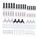 thumbnail image 1 of 87 piezas Kit de reparación de cremalleras universales Cabezas de cremalleras Arreglar una cremallera Tapas de cremalleras de bricolaje Fácil de - Cremallera blanca Sunnimix Kits de reparación de cremalleras, 1 of 8