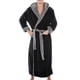 thumbnail image 1 of Long dressing gown for men - warm winter hooded coat towel, 1 of 5