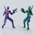 thumbnail image 4 of 2 PC T13 Action Figure Set Titan 13 3D Printed Action Figure Lucky Dummy Nova 13 Action Figure Collectors Desktop Decorations 5.3", 4 of 8