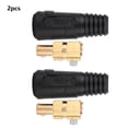 thumbnail image 2 of Conector de cable de soldadura 2 piezas de cobre Euro Style Cable de soldadura Conector rápido 200-400A DKJ Conector de alambre de soldadura conductividad fuerte y seguro de ANGGREK Otros, 2 of 8