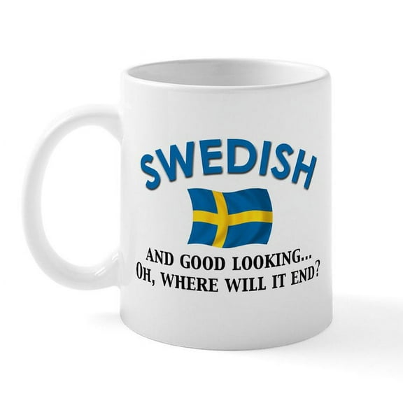CafePress - Good Lkg Swedish 2 Mug - 11 oz Ceramic Mug - Novelty Coffee Tea Cup