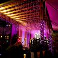 thumbnail image 2 of Cadena de luces navideñas, luces de carámbanos, cascada, decoración exterior, luces festivas románticas, luces de ambiente, 2 of 5