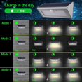 thumbnail image 3 of solar light 46LED Solar Light Outdoor 4500mAh with Aluminum Alloy Shell, Waterproof Outdoor, Motion Sensor, Applying to Porch, Garden, Yard, Garage (W, 3 of 5