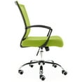 thumbnail image 2 of Modern Home Zuna Ergonomic Mesh Mid Back Office Chair, Black & Lime, 2 of 8