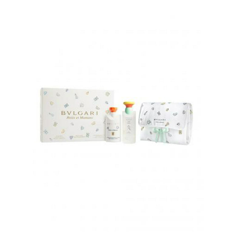 Bvlgari Petits Et Mamans 3 Pcs Set: 3.4 Edt Sp And 2.5 Body Lotion And Baby  Changing Blanket - Walmart.Com