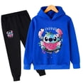 thumbnail image 5 of Conjuntos de ropa para bebés Stitch, trajes para niños de 1 a 16 años, chándales para niños, trajes deportivos de marca para niños, sudaderas con capucha Stich, camisetas y pantalones, conjunto de 2 p, 5 of 5