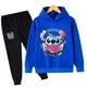 thumbnail image 5 of Conjuntos de ropa para bebés Stitch, trajes para niños de 1 a 16 años, chándales para niños, trajes deportivos de marca para niños, sudaderas con capucha Stich, camisetas y pantalones, conjunto de 2 p, 5 of 5