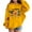 #303-Yellow, variant on Cowsor Trendy Hoodies for Teen Girls Casual Graphic Hooded Sweatshirt Long Sleeve Oversized Pullover Tops Winter Clothes