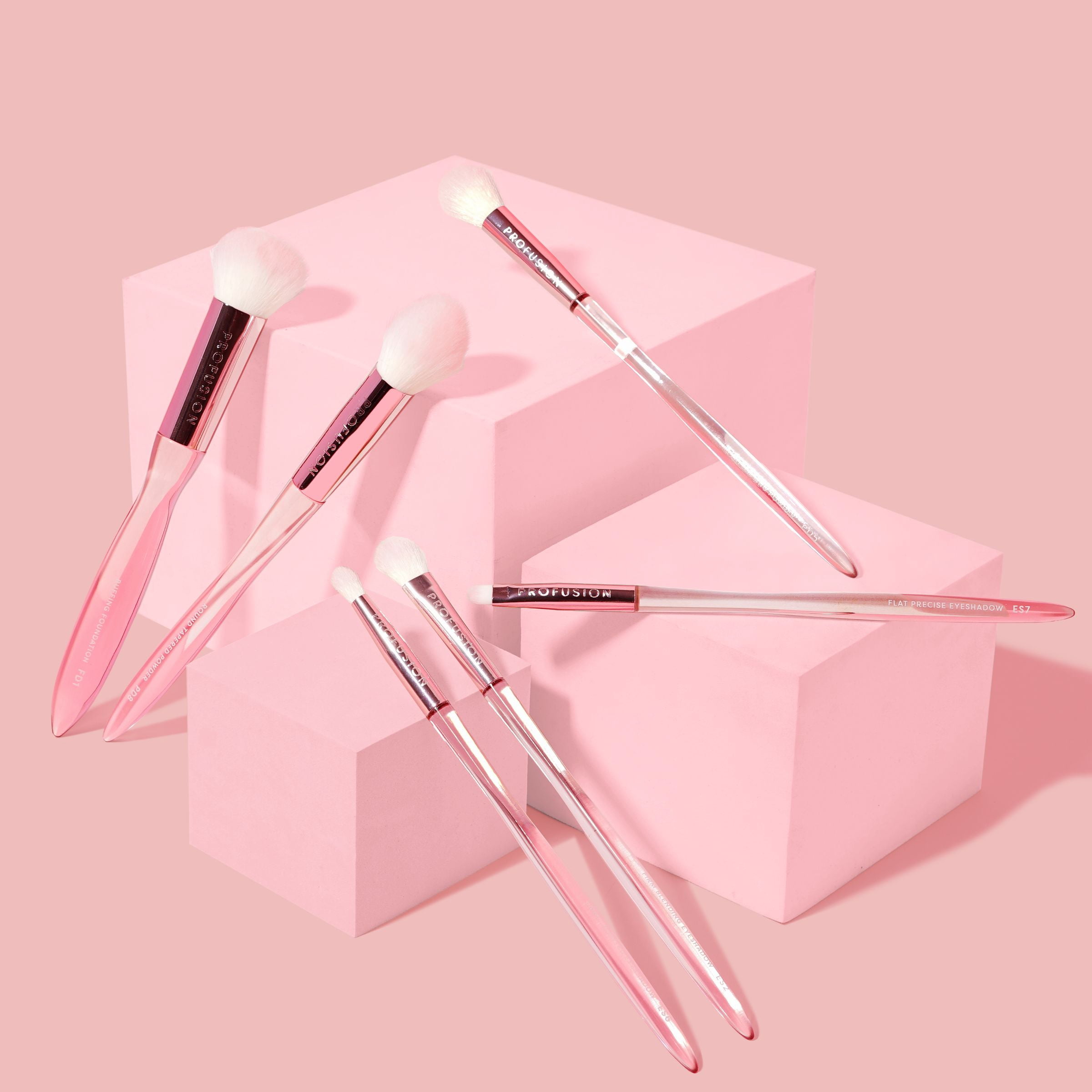 Profuson Cosmetics Eye Essentials 3PC Eye Brush Set
