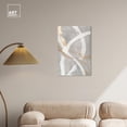 thumbnail image 3 of Silvered Spirals Canvas Elegant Gold Abstract by Art Remedy, Gallery Wrapped, 20" x 30", 3 of 7
