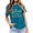 Blue, variant on Female Pickleball Player Womens T Shirts Letter Prints Graphic Tees for Women Summer Tops for Women Trendy Fashion Clothing Athletic Shirts for Women Daily Wear
