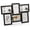 Black, variant on 4x6 Collage Picture Frame, 6 Openings Black Photo Frame for Wall Decor or Tabletop, Durable MDF Wood Multi Picture Frame for Family Memories