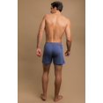 thumbnail image 3 of Men's Cottonique M17714 Latex Free Organic Cotton Elasticized Loose Boxer (Melange Blue XL), 3 of 4