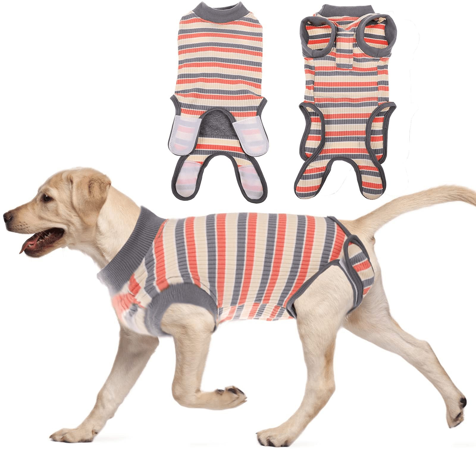 Qbleev Recovery Suit for Dogs After Surgery,Pet Cone ECollar Bandages