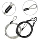 thumbnail image 3 of 5X 100CM/3.3Ft Long Travel Security Cable Lock,Braided Steel Coated Safety Cable Luggage Lock,Safety Cable Wire Rope, 3 of 5