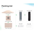 thumbnail image 3 of Quictent Privacy 10x15 Ez Pop up Canopy Tent with Sidewalls, Enclosed Outdoor Party Tent Event Gazebo Shelter Waterproof (Beige), 3 of 7