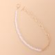 thumbnail image 5 of Collar de perlas para mujer, collar de cadena con clip chapado en oro, collar con hebilla, collar de cadena de perlas dulces, juego de 2 dorados Sailing Electrónica, 5 of 5