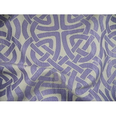 Robert Allen Beacon Hill Fabric Pleated Iris Lilac Upholstery Drapery JJ28